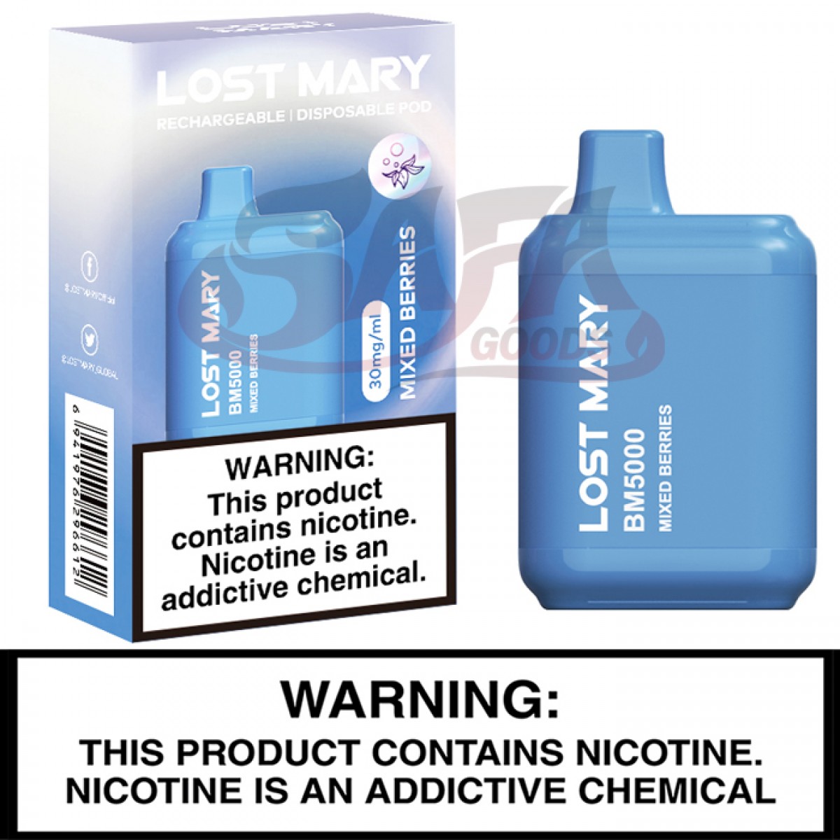 Lost Mary BM5000 [3% Salt-Nic] Disposables 10PC